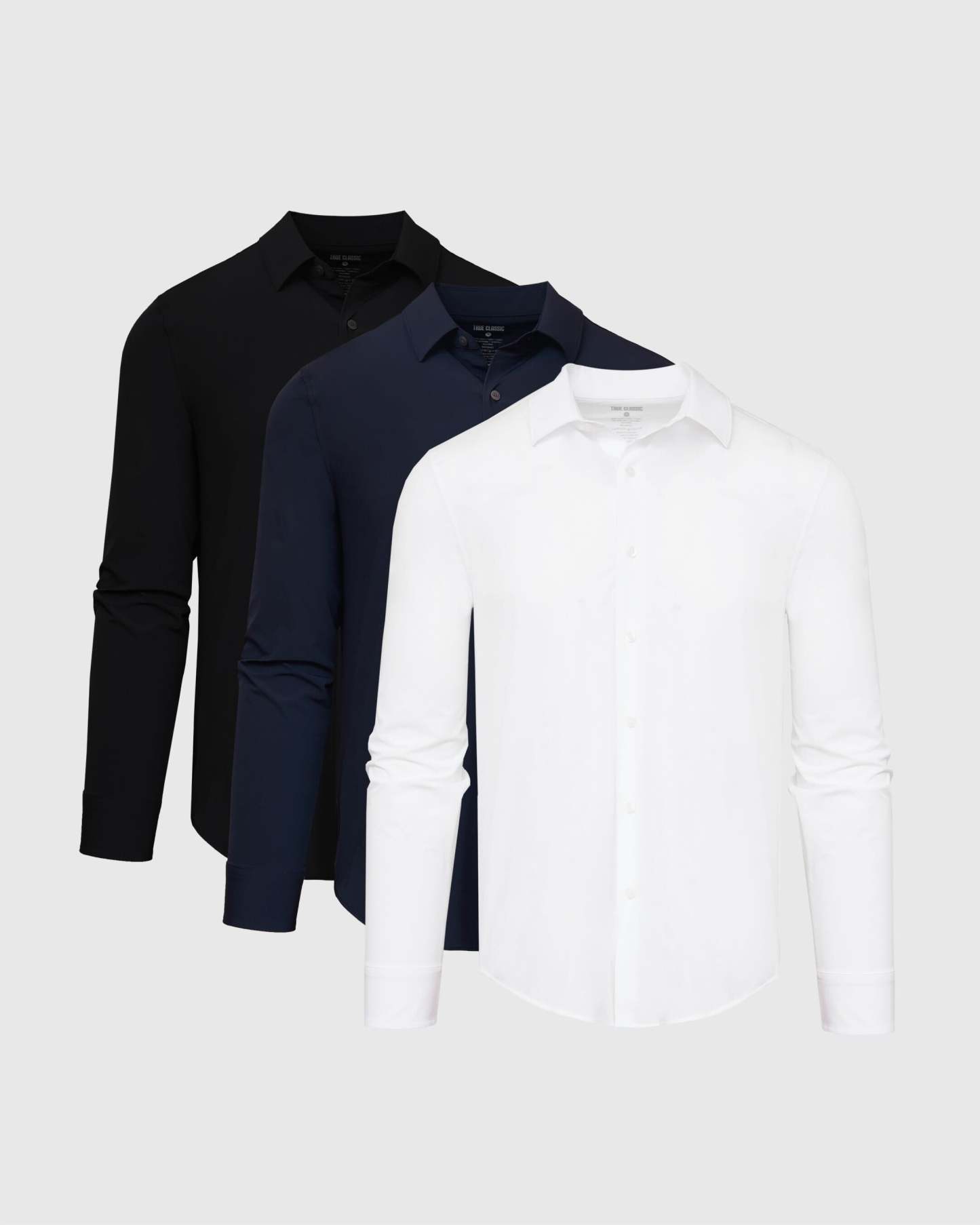 Essential Performance Lightweight Dress Shirt 3-Pack-VibeCloset