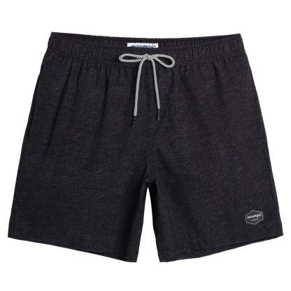 7 Inch Inseam Stretch Solid Swim Trunks-VibeCloset