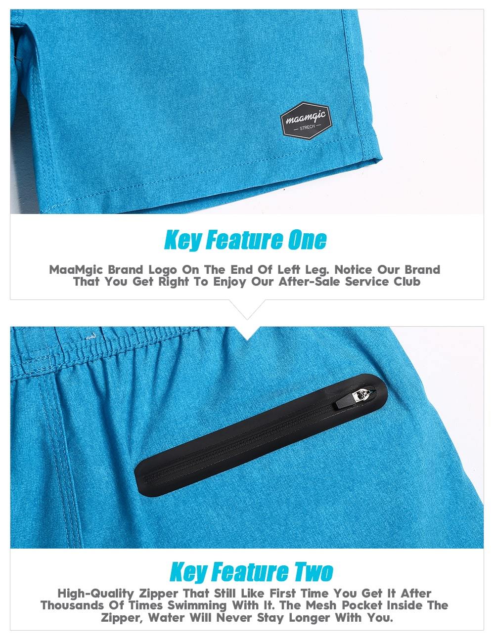 7 Inch Inseam Stretch Solid Swim Trunks-VibeCloset