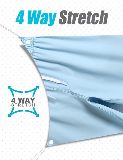 7 Inch Inseam Stretch Solid Swim Trunks-VibeCloset