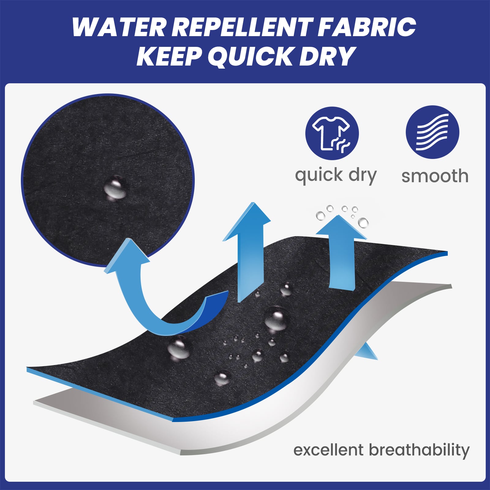 5.5 Inch Inseam Stretch Solid Black Swim Trunks-VibeCloset