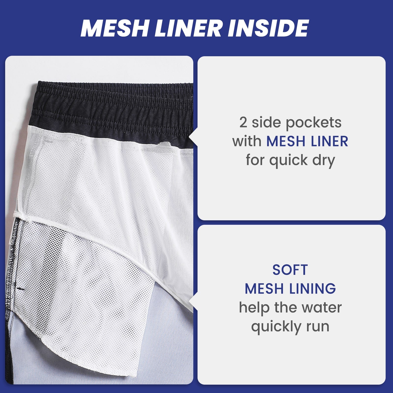 5.5 Inch Inseam Stretch Solid Black Swim Trunks-VibeCloset