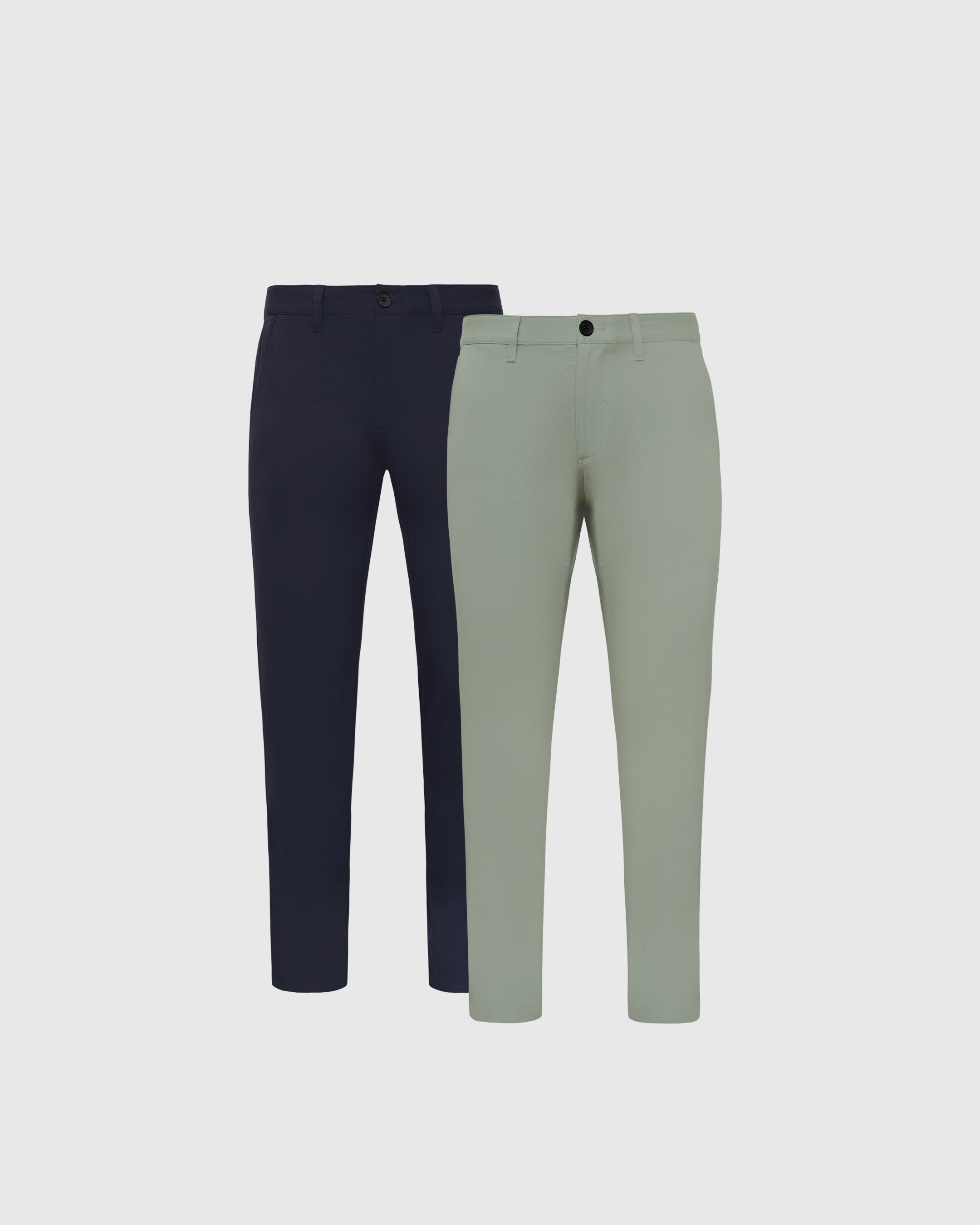 Navy & Meadow Slim Twill Chino Pant 2-Pack-VibeCloset