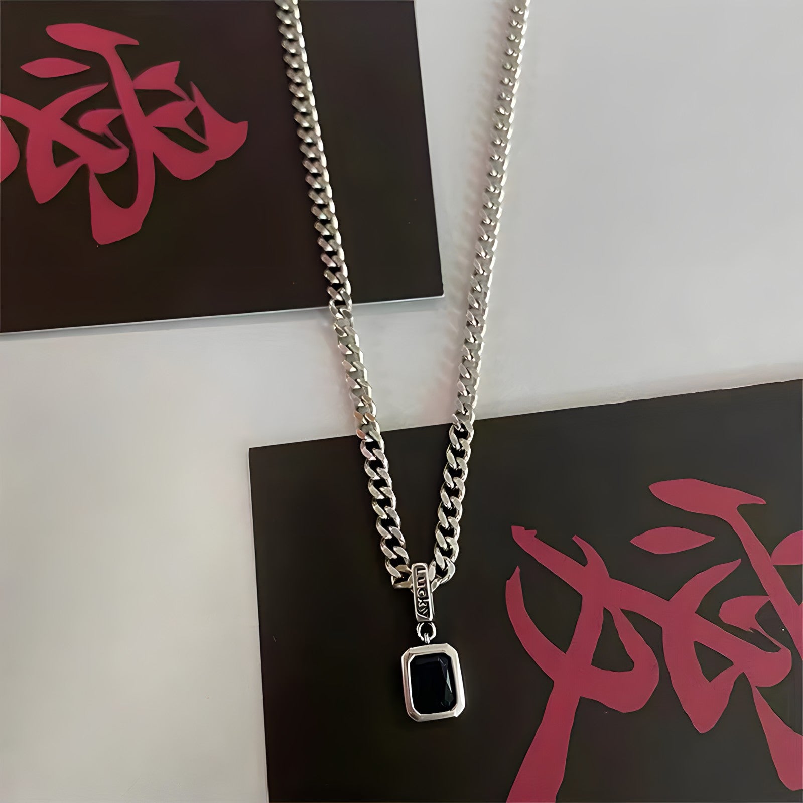 Collar de Plata 925 - Onix