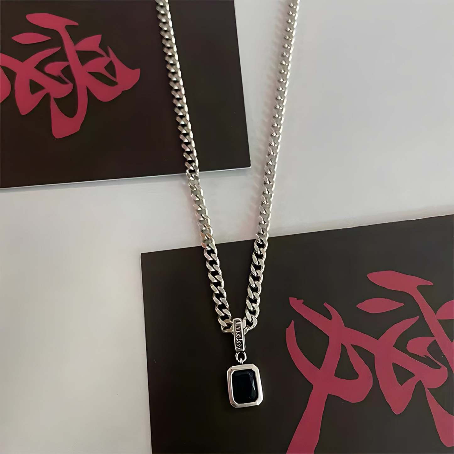 Collar de Plata 925 - Onix