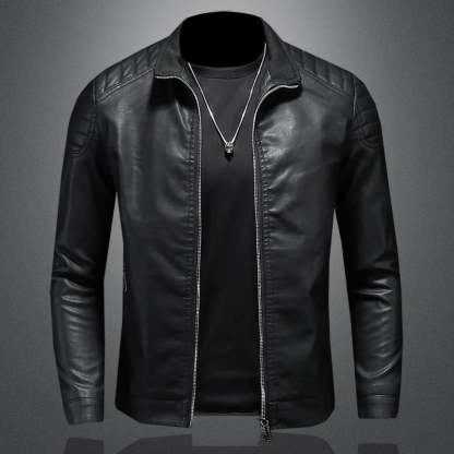 The Recon Renegade Leather Jacket-VibeCloset