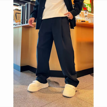 🔥50% off-Fashion V-Neck Jacket and Pants Two-Piece Set(jacket + trousers)