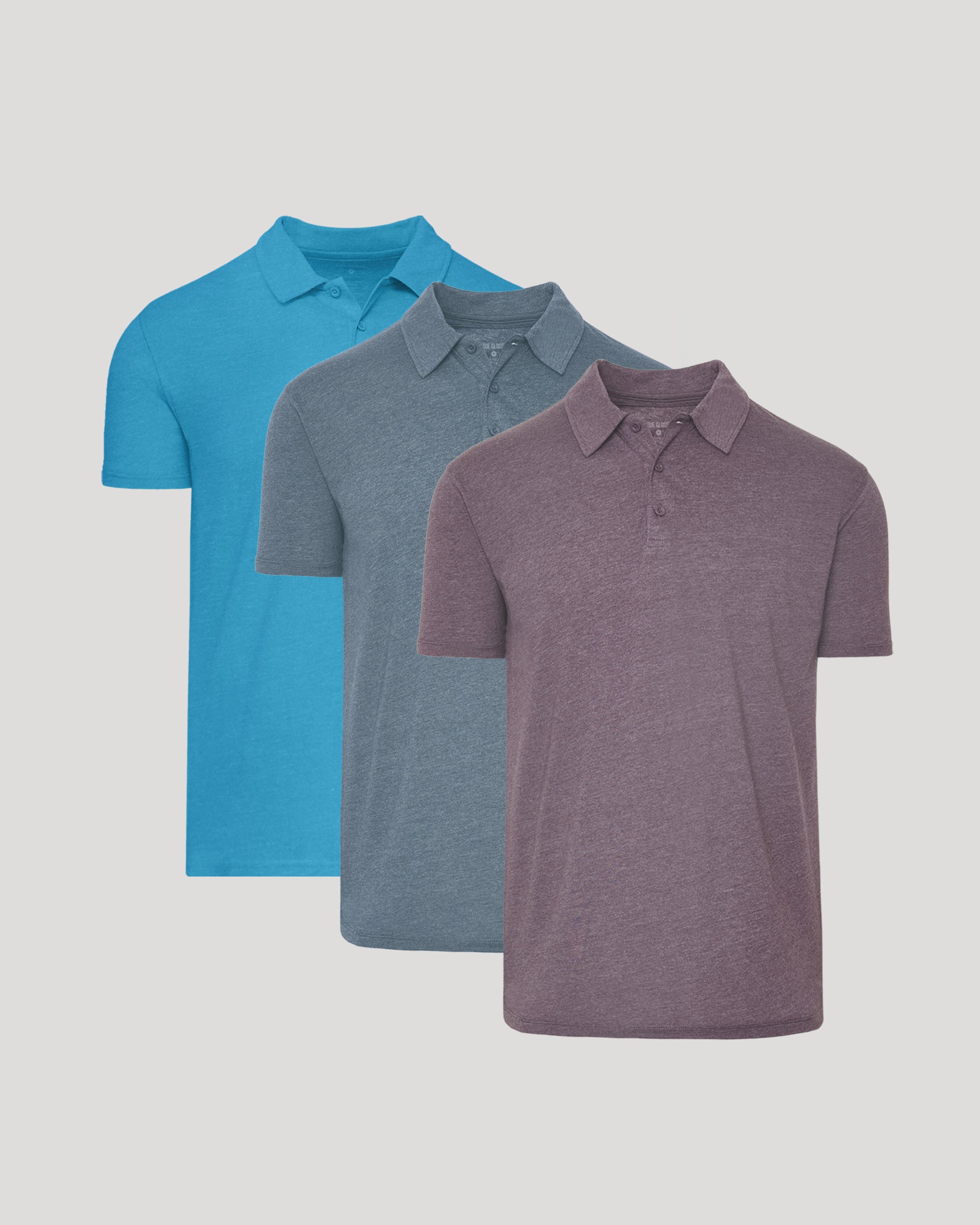 Summer Storm Short Sleeve Classic Polo 3-Pack-VibeCloset