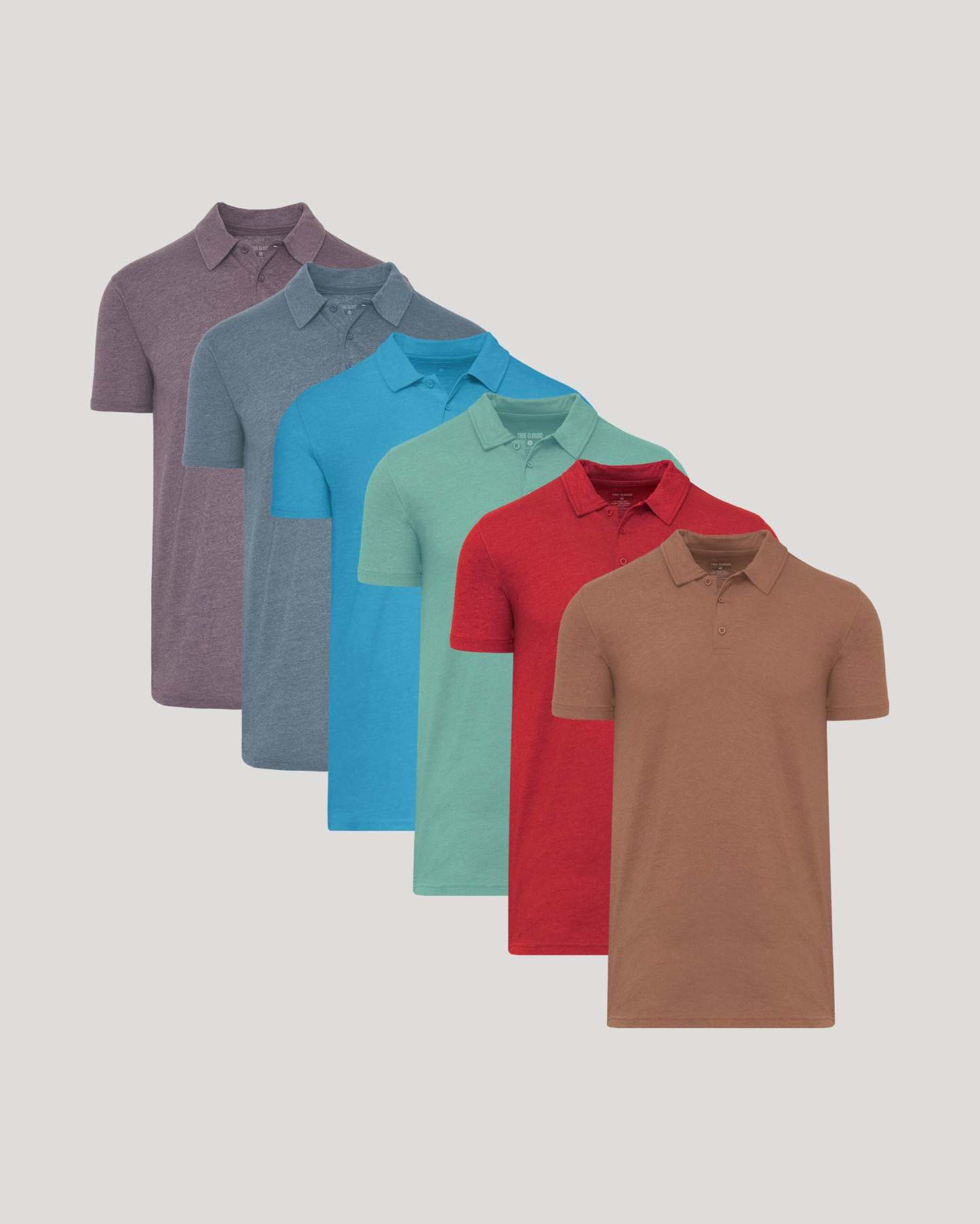 Full Rotation Short Sleeve Tall Polo 6-Pack-VibeCloset