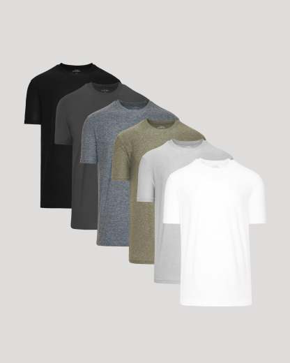 Heather Staple Active Crew 6-Pack-unboundedy
