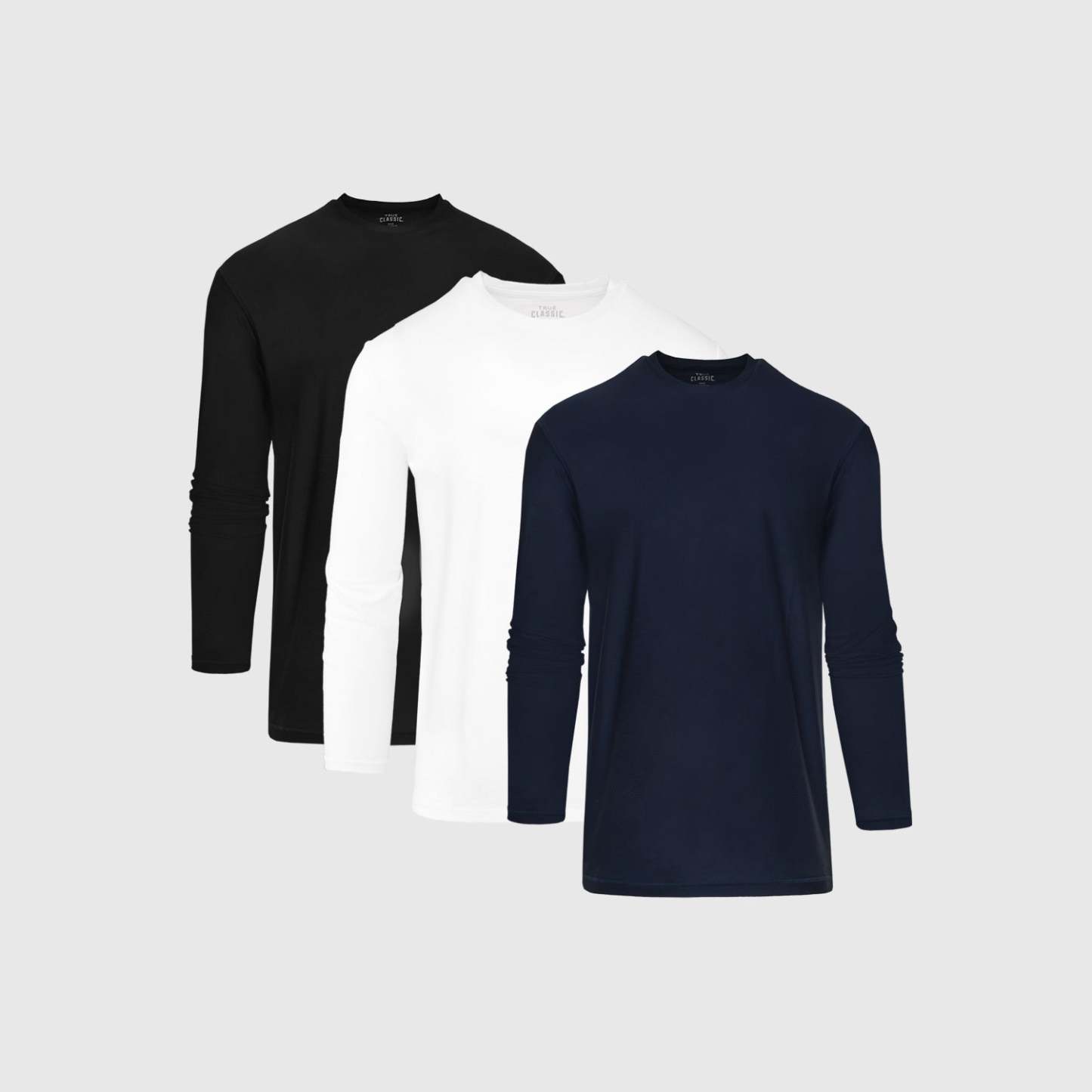 Standard Active Long Sleeve Crew T-Shirt 3-Pack-unboundedy