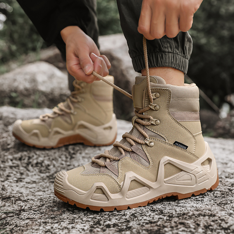 Waterproof, puncture-proof and smash-proof hiking boots