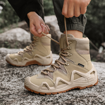 Waterproof, puncture-proof and smash-proof hiking boots