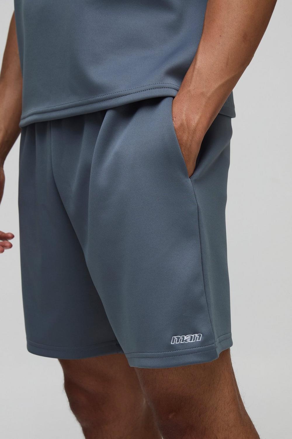 Oversized Boxy Man Scuba T-Shirt & Short Set