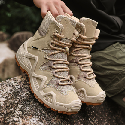 Waterproof, puncture-proof and smash-proof hiking boots