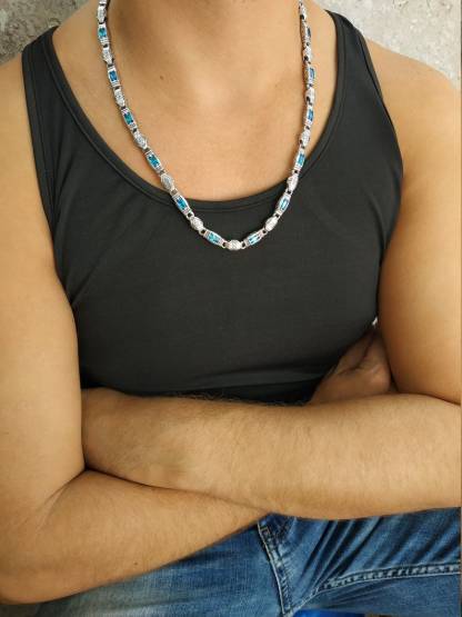 Mens silver bracelet; mens bracelet with stones; silver bracelet for men; bracelet with topazes; 925 sterling silver bracelet handmade