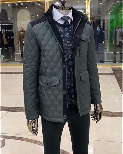Quilted Multi-Pocket Padded Jacket-VibeCloset