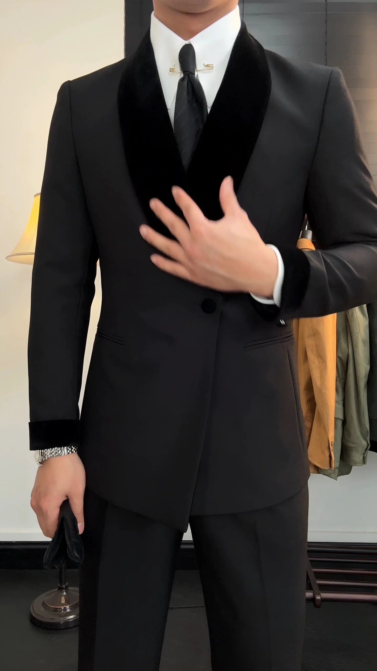 Men's New Light Luxury Suit Jacket-VibeCloset