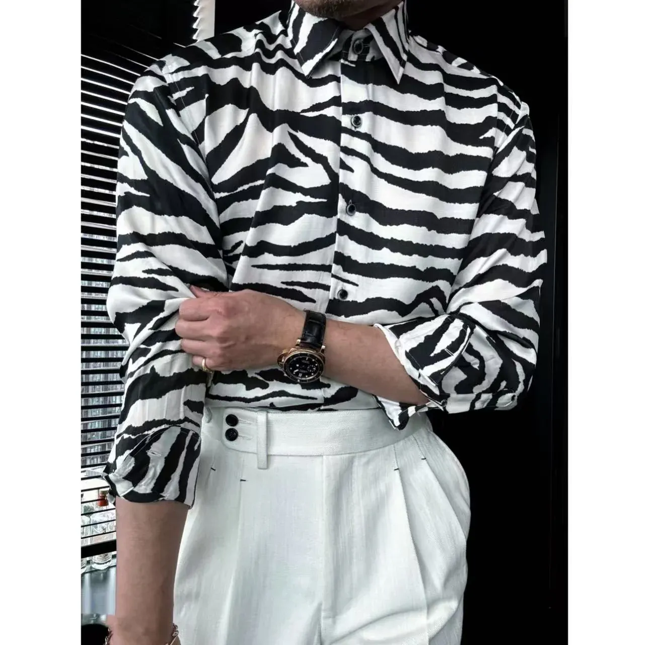 🔥50% off-Zebra Print Shirt