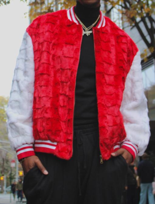 Pop Eco-friendly Fur Bomber Jacket-VibeCloset