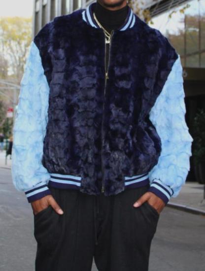 Pop Eco-friendly Fur Bomber Jacket-VibeCloset