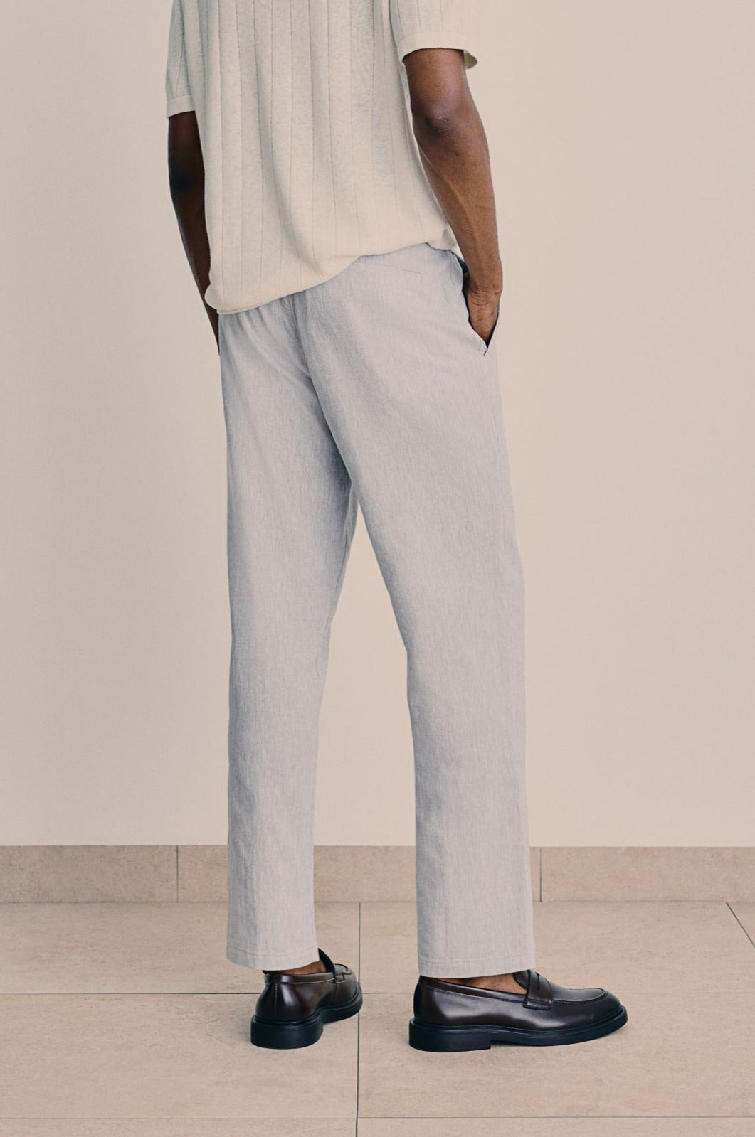 Old Money Linen Regular Classic Pants-VibeCloset