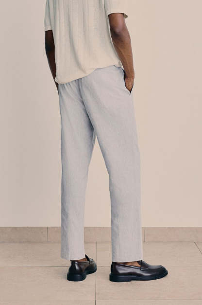 Old Money Linen Regular Classic Pants-VibeCloset