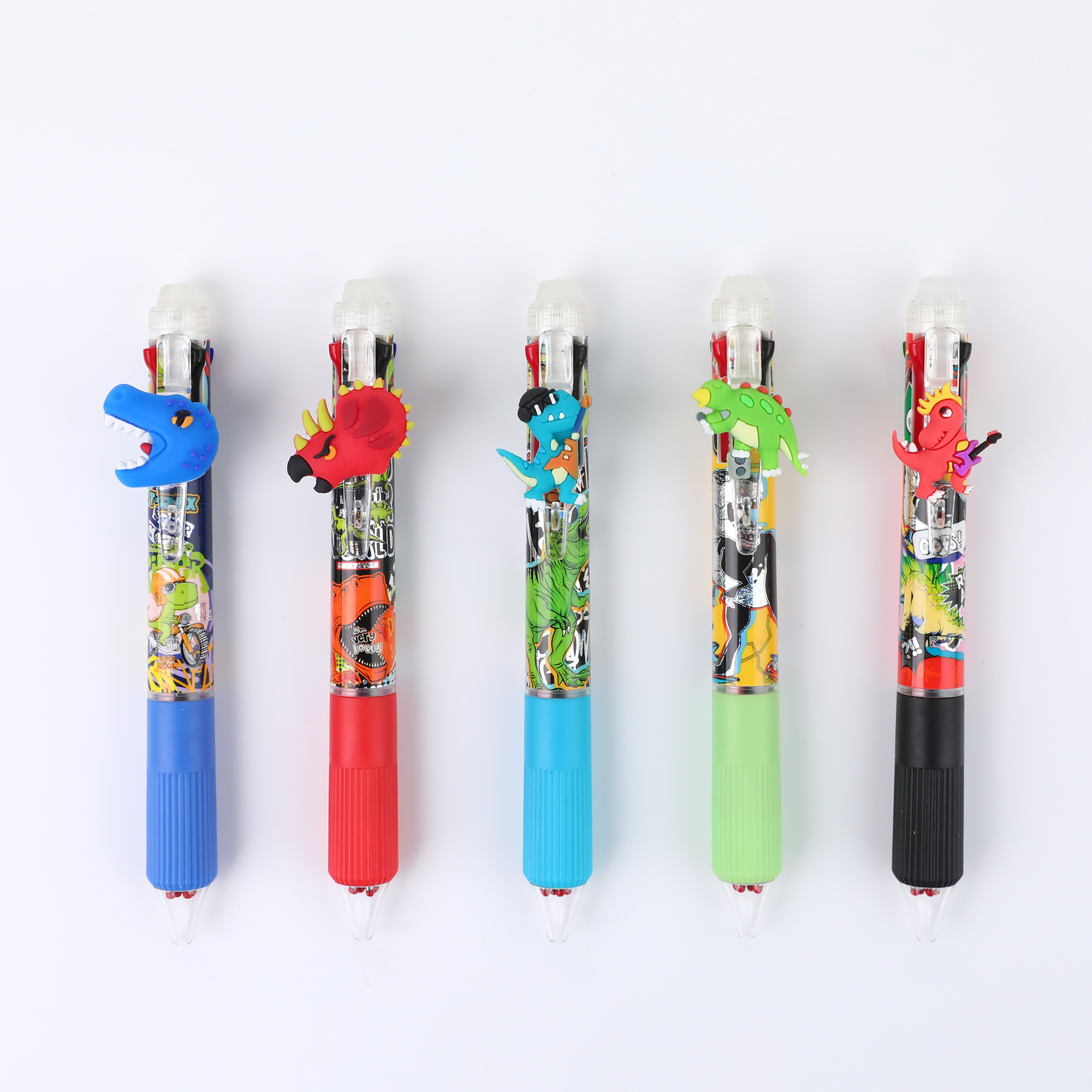 Erasable multicolor pen. 4 in 1