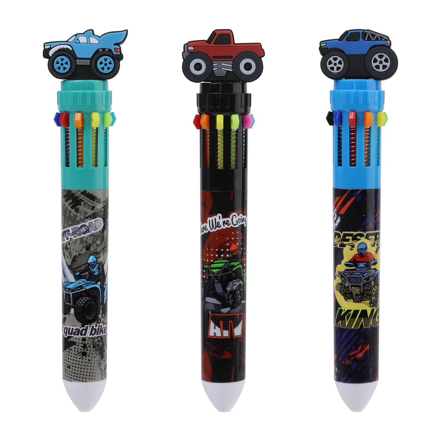 Multicolor gel pen, 10 in 1