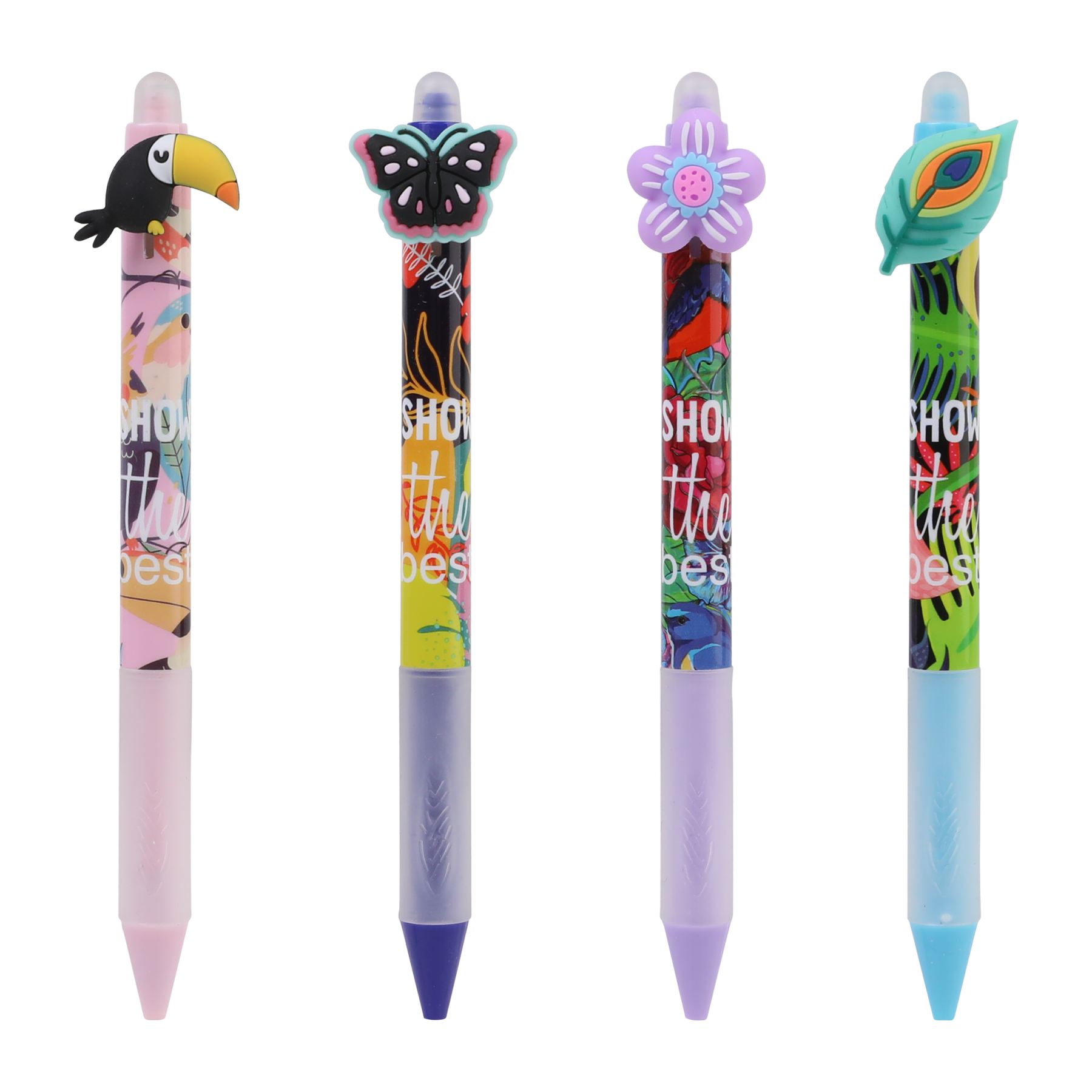 Erasable pen with grip 4