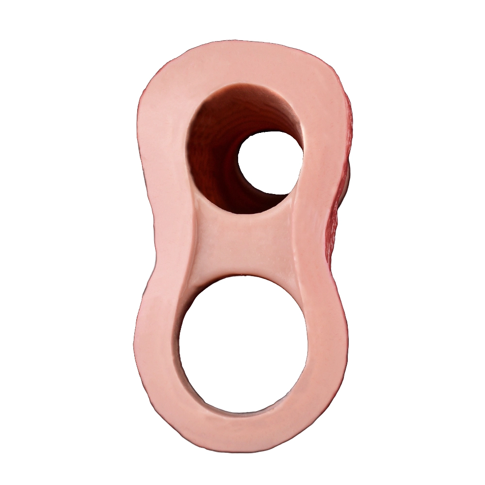 Kimi 6.5” x 1..85” Realistic Soft Silicone Cock Girth Sleeve(S-XL)