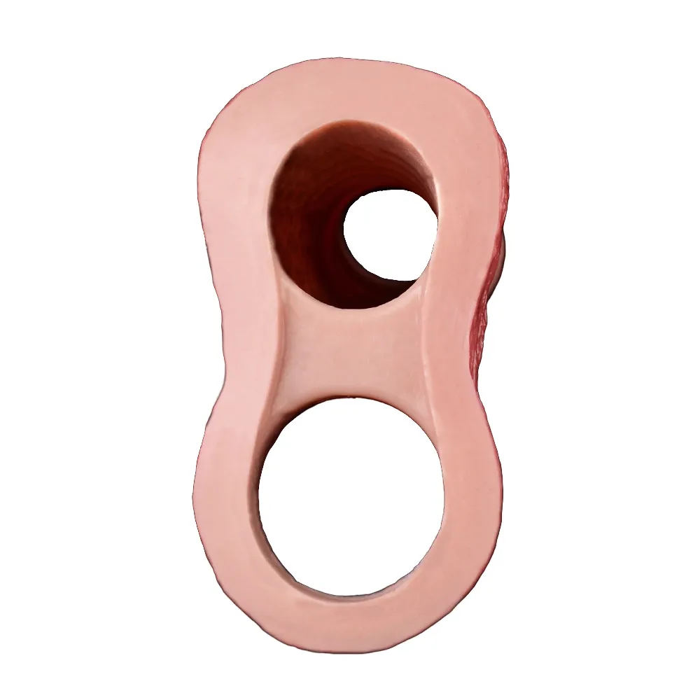 Kimi 6.5” x 1..85” Realistic Soft Silicone Cock Girth Sleeve(S-XL)