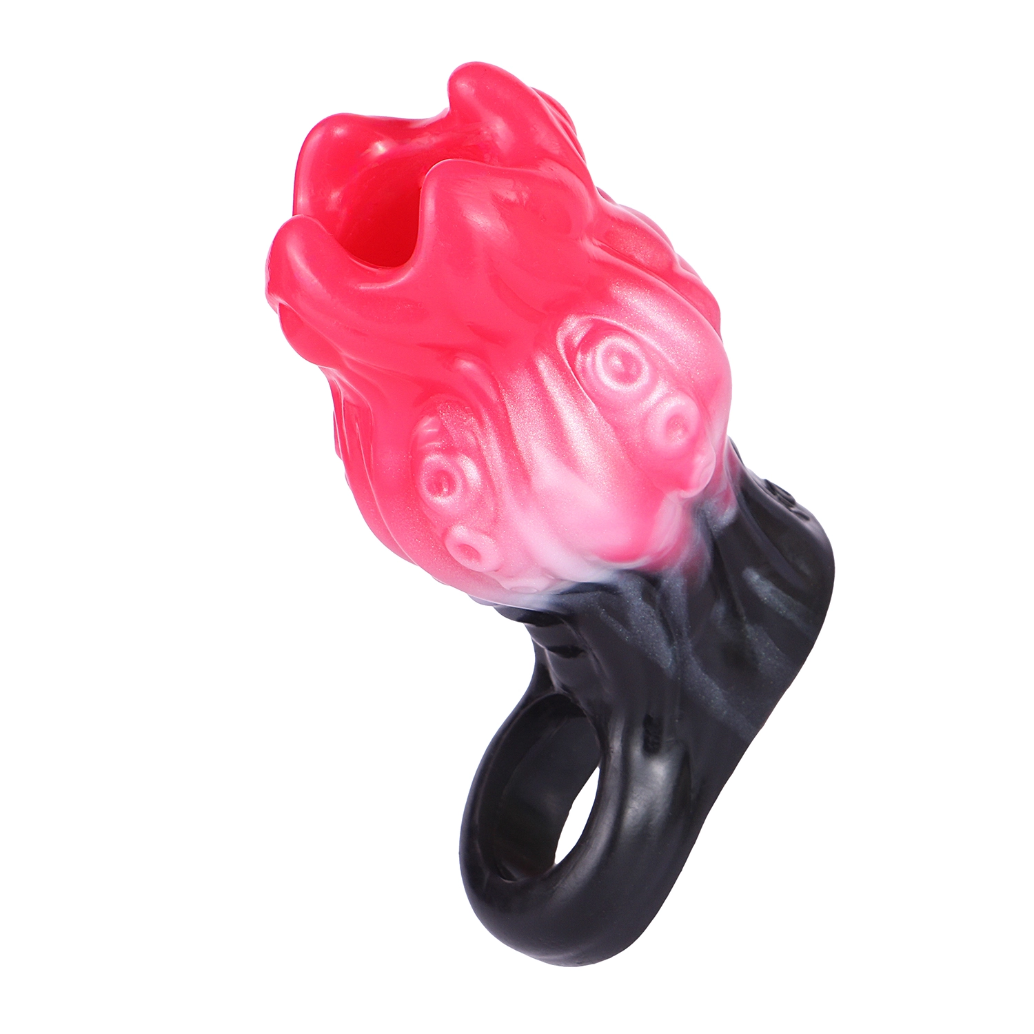 Loti 5.86" x 3.34" Enchanting Red Fantasy Cock Girth Sleeve