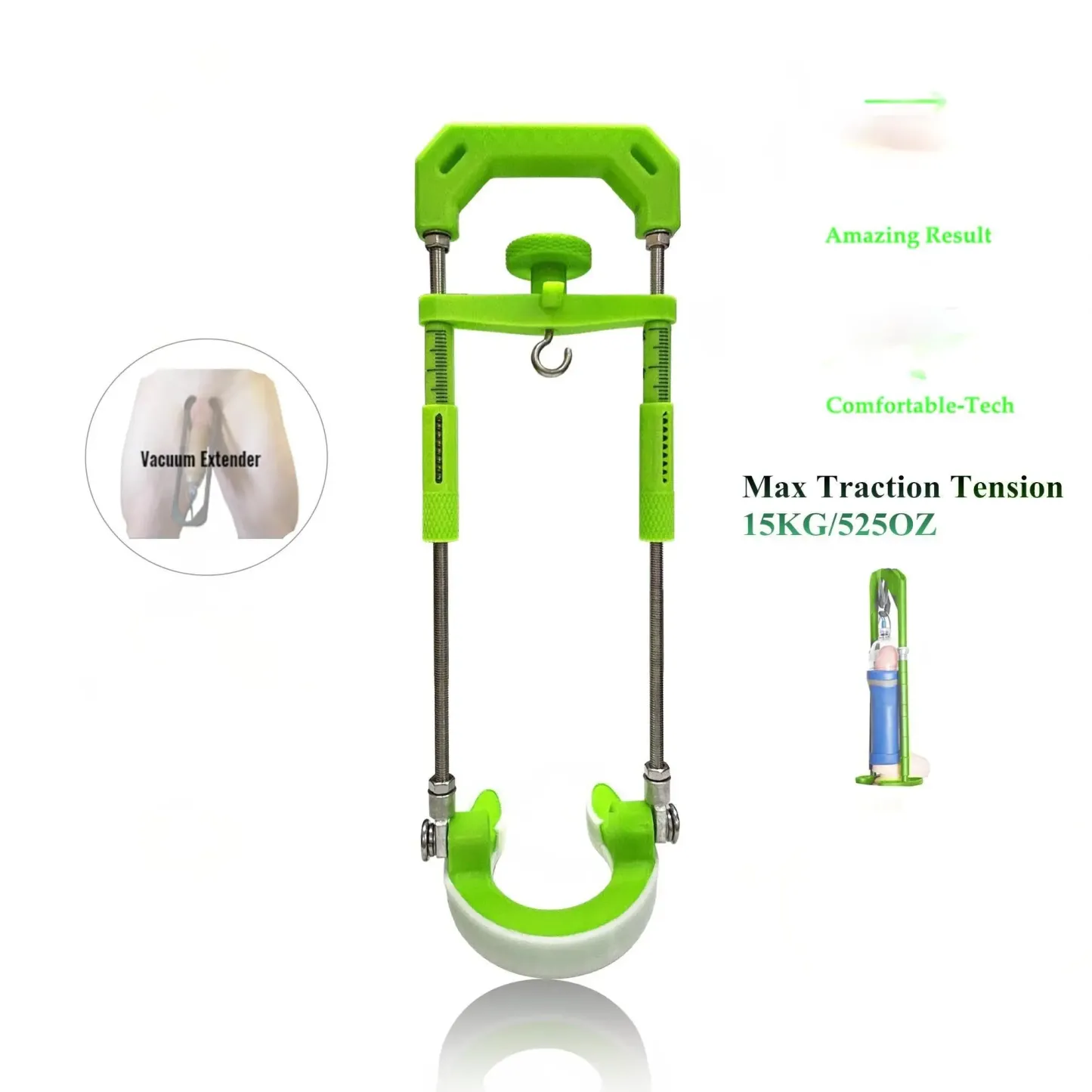 TOTALMAN Penis Vacuum Extender Stretcher Hanger Tension Hanging Enlarge System