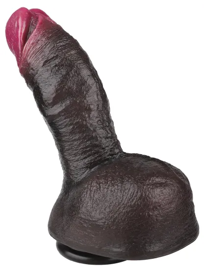8.86"×2.32"Realistic Huge Super Large Ball Black Dildo