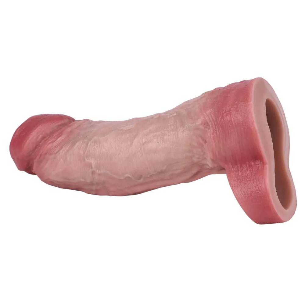 8.27"×2.36" Soft Thick Silicone Large Penis Sleeve