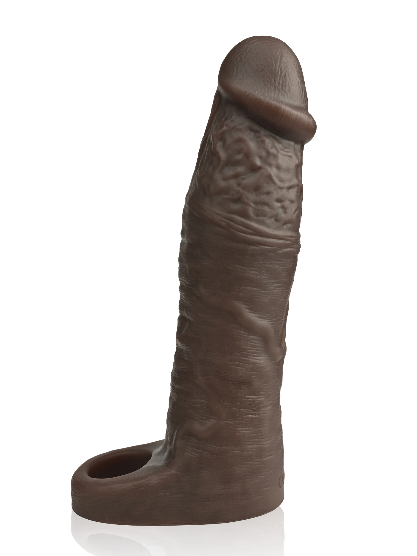 Alan 7.7” x 1.96” Vibrating Realistic Black Cock Sleeve