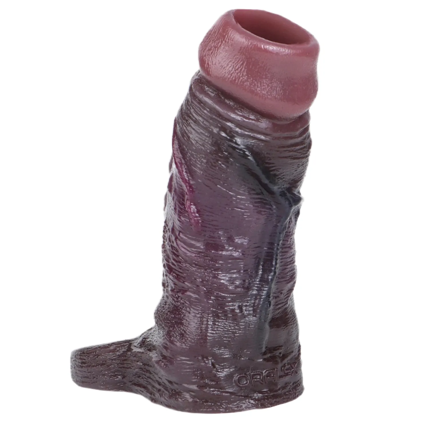 Colin 6.5” x 1..85” Realistic Soft Black Silicone Cock Girth Sleeve(S-XL)