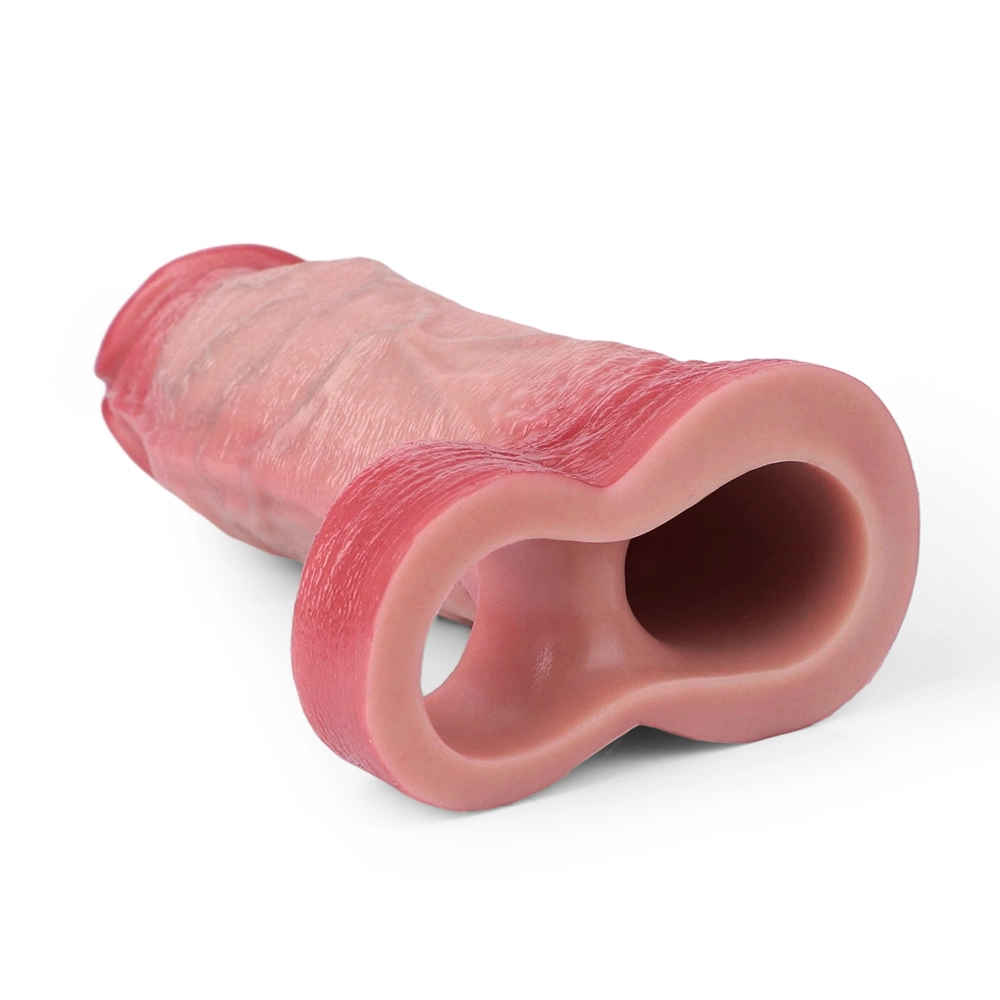 7.28"×2.12"Reusable Extra Large Realistic Thick Cock Sleeve