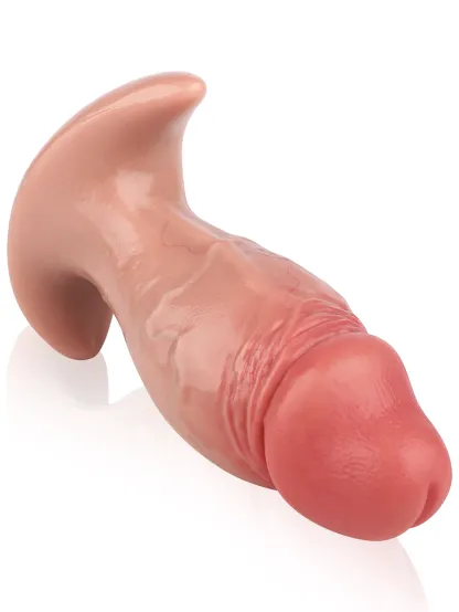 Aron 7" X 3" & 5.3" X 2.28" Size Realistic Soft Anal Dildo Butt Plug