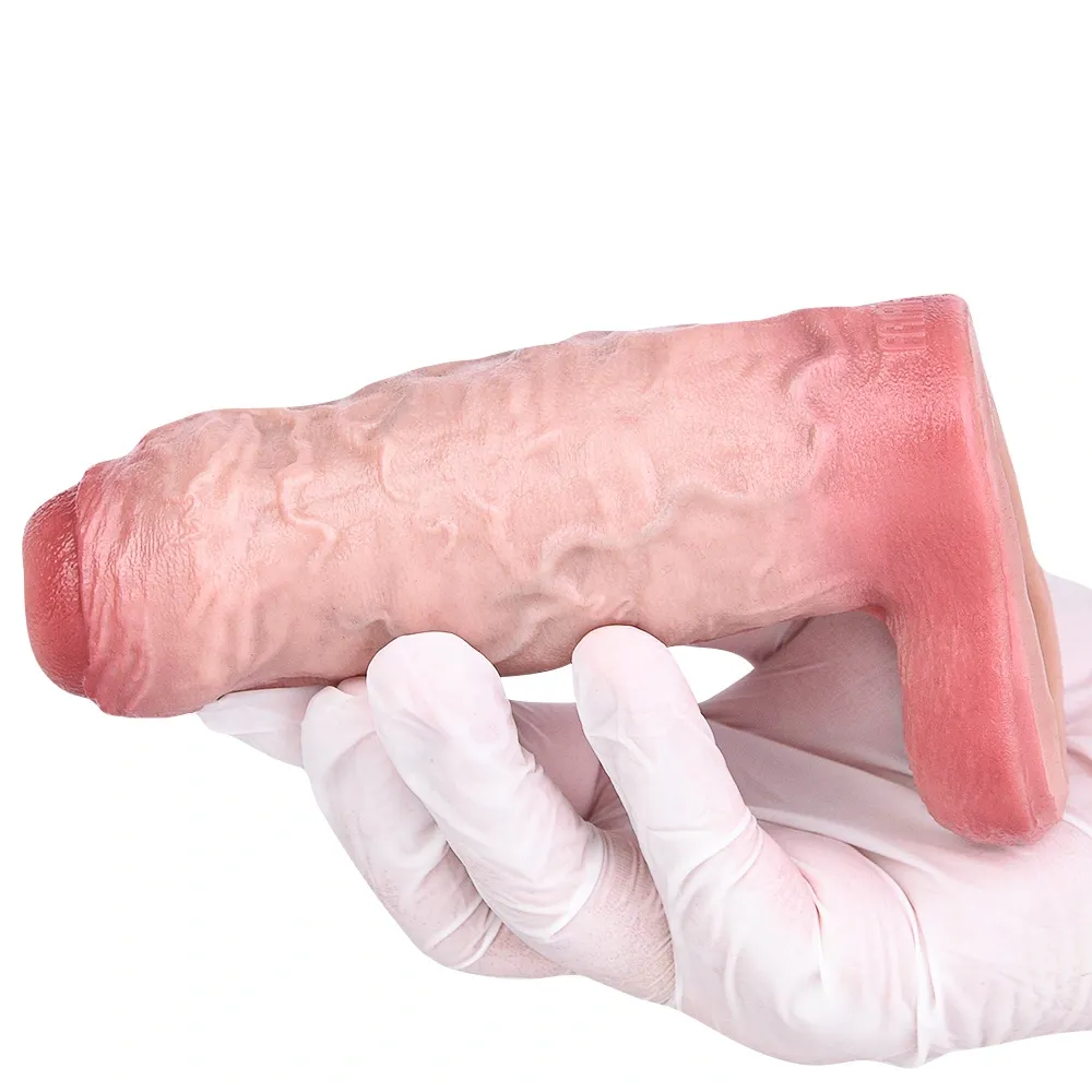 Aaron 5.59” x 1.88” Liquid Silicone Penis Girth Sleeve