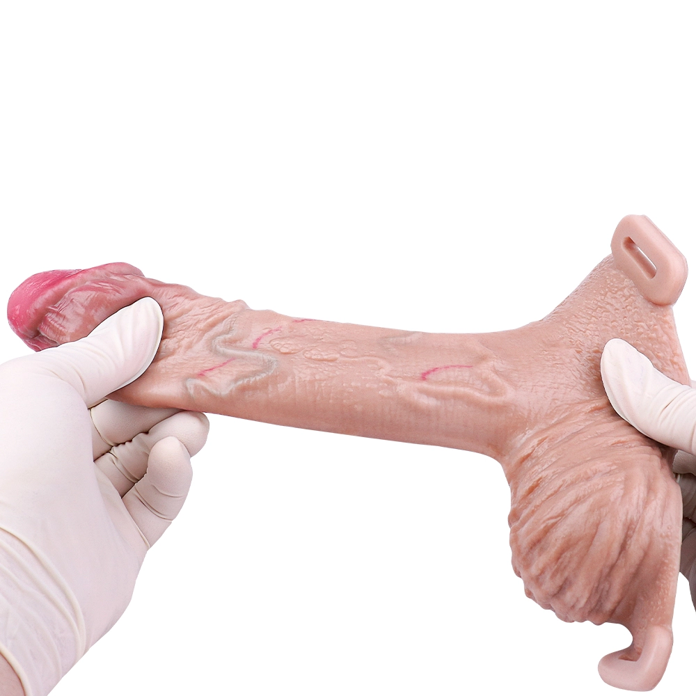 Ethan 8.07” x 1.69” Silicone Wearable Realistic Cock Extender Sleeve