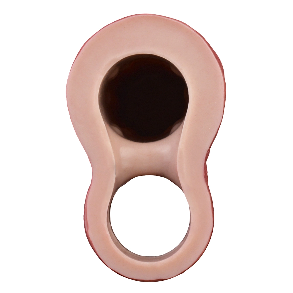 9.06"×2.13"Ultra-Realistic Large Soft Silicone Vibrating Big Cock Sleeve