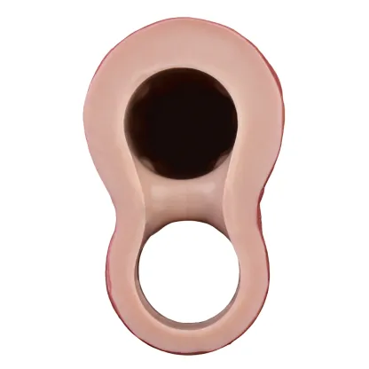 9.06"×2.13"Ultra-Realistic Large Soft Silicone Vibrating Big Cock Sleeve