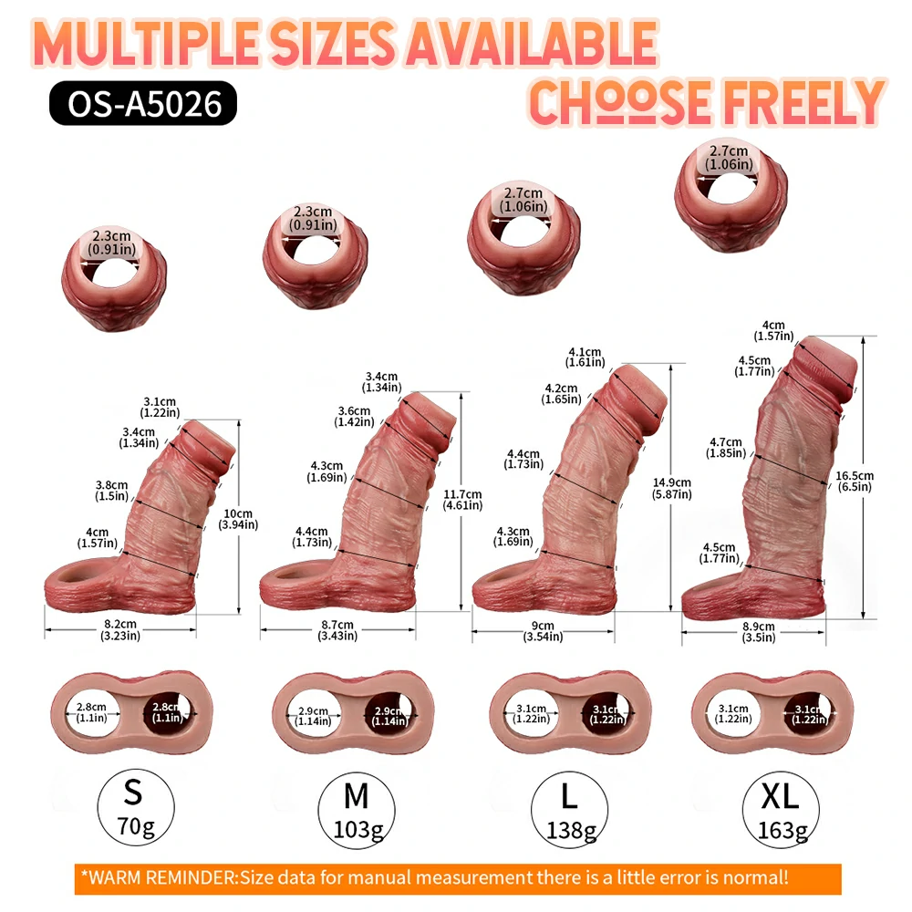 silicone penis sleeve 