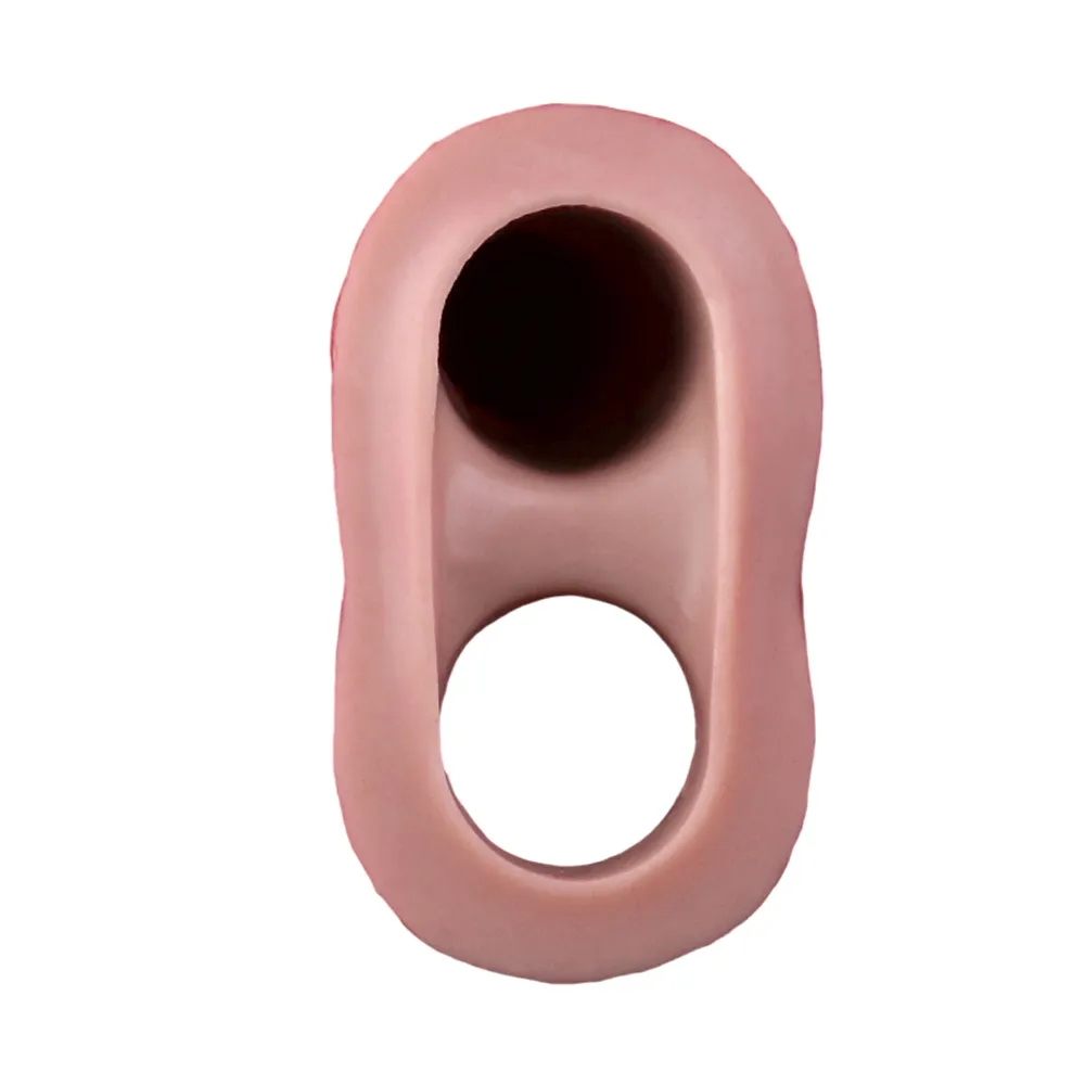 8.03"×2.09"Realistic Liquid Silicone Penis Extension Sleeve
