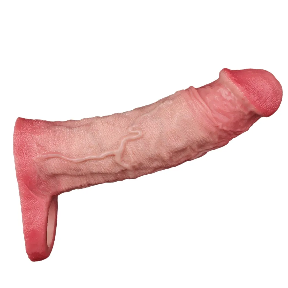 7.05"×1.89"Reusable Soft silicone penis enlargement sleeve