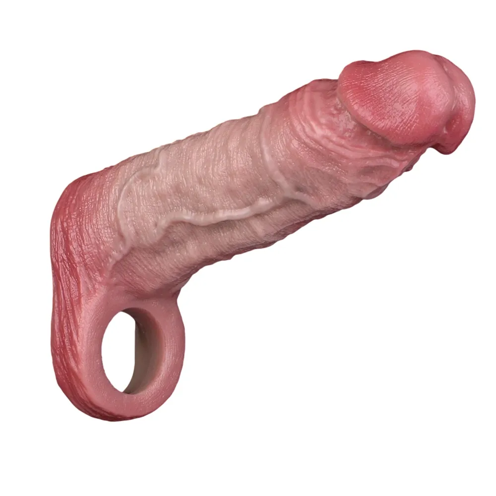 6.81"×2.04"Realistic Soft Cock Sleeve Extender