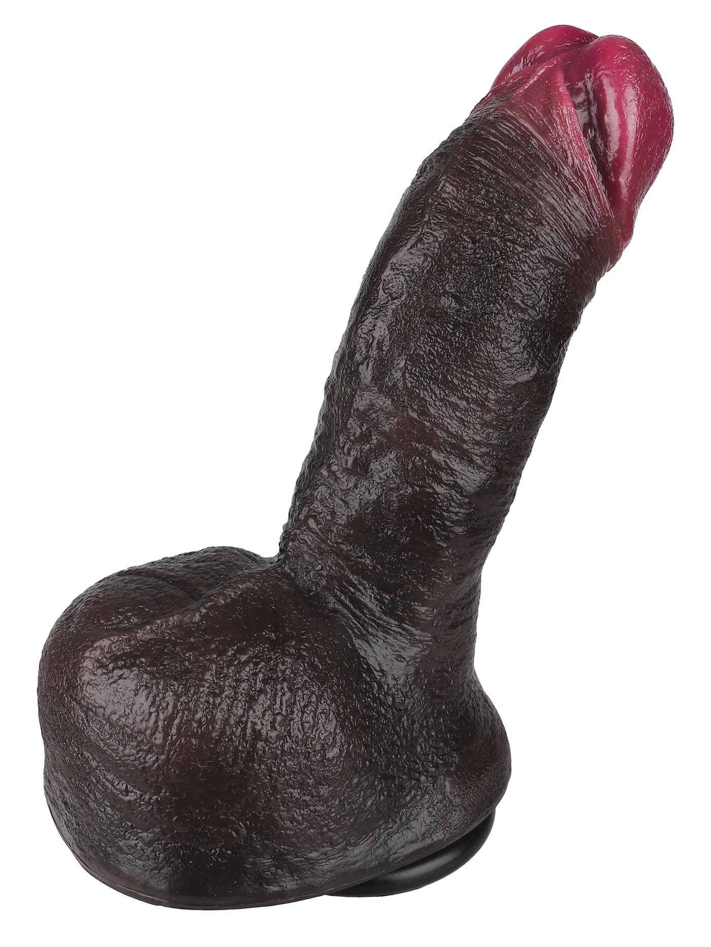8.86"×2.32"Realistic Huge Super Large Ball Black Dildo