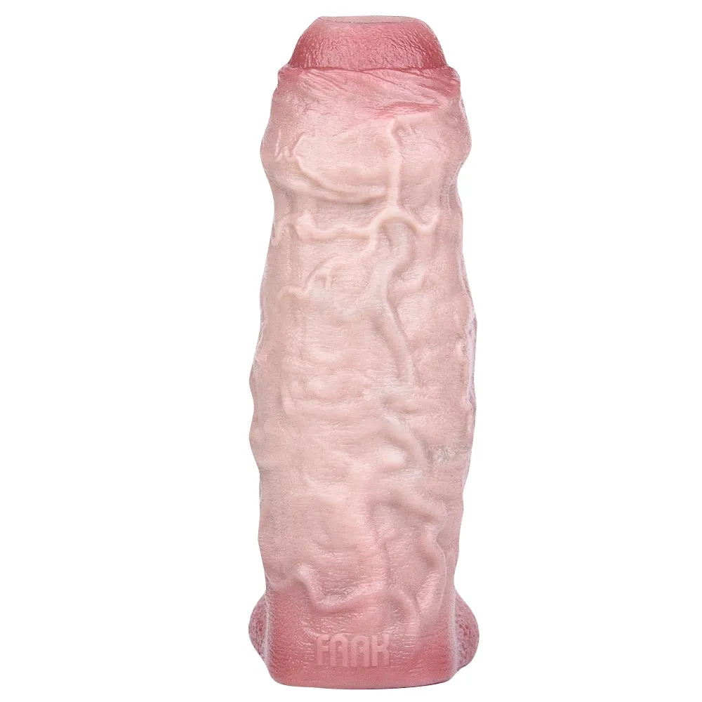 Aaron 5.59” x 1.88” Liquid Silicone Penis Girth Sleeve
